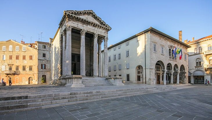 Istria Pula - Temple Of Augustus