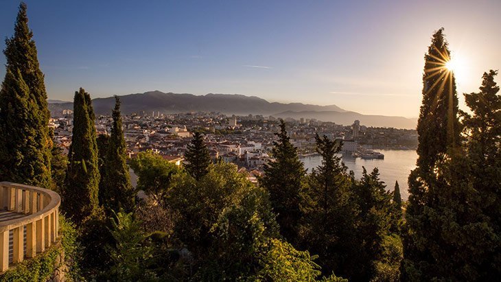 Split - Marjan Hill panoramic view of Split