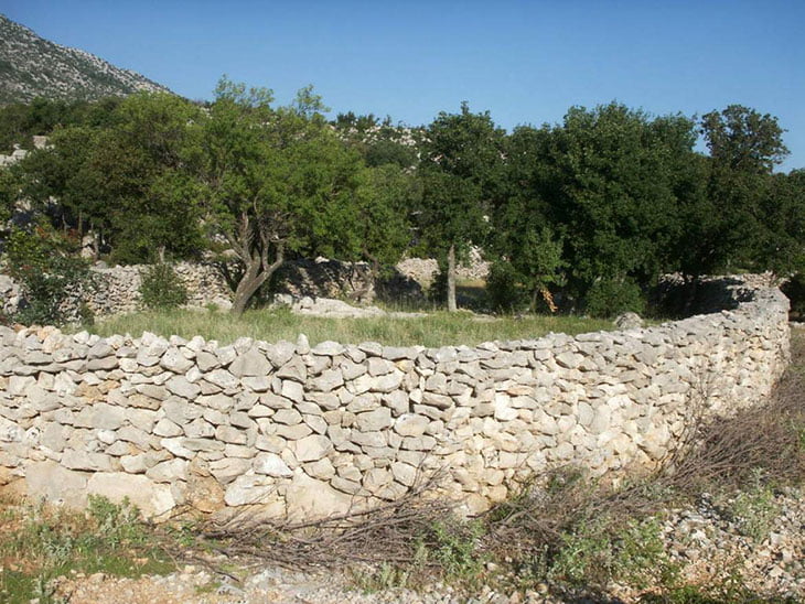 Dry Stone Walls Of Kornati Islands