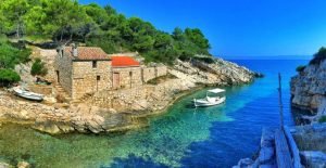 Island Lastovo archipelago
