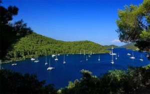 Mljet island sailing itinerary