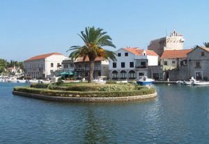 Vrboska on Hvar island Croatia is also known as a little Venice