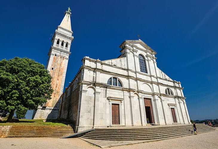 Rovinj Croatia: Great Things To Do, Beaches, Attractions, Hotels & Getting There 3 Cathedral of St Euphemia in Rovinj Croatia