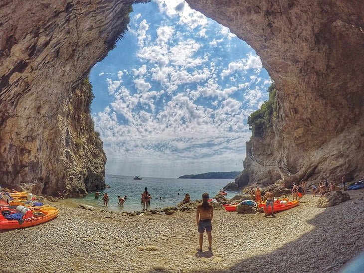 11 Most Beautiful Dubrovnik Beaches & Getting There 14 Betina cave beach in Dubrovnik