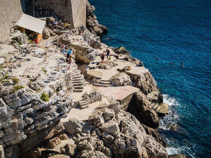 11 Most Beautiful Dubrovnik Beaches & Getting There 10 Buža Beach Croatia