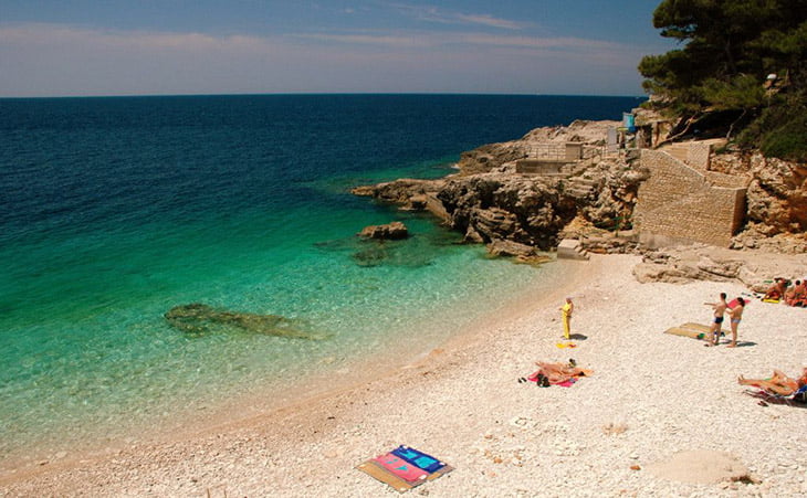 Spiaza Croatia Beach On Susak